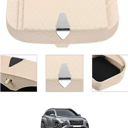 Beige Universal Car Sun Visor Sunglasses Case Holder Interior Card Storage-281 Mullti Color Car Sunglass Clip Holder-image-3