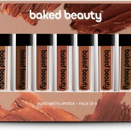 Liquid Matte Lipstick Long Lasting Brown Palette (Pack of 9)-image-62