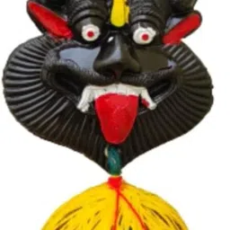 Plastic Nazar battu, Dhrishti Bommai for Home & Office Entrance Decorative Showpiece - 22 cm-25