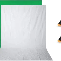 Hiffin ® 8x12 ft White|Green Screen, Photography Backdrop Background White Reflector Umbrella-12