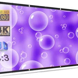 royality Eyelet Foldable Projector Screen 4:3 Aspect Ratio 7 Ft (W) x 5 Ft (H) - 100" Inch Design 119 Projector Screen (Width 213 cm x 152 cm Height)-8