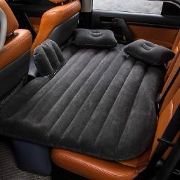 Leatherette 2 Seater Inflatable Car Bed Two Pillow, One Air Pump & Repair Kit Car Inflatable Bed-25