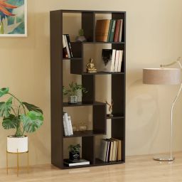 Medina Bookcase, Multipurpose Book Cabinet, Display Rack, Engineered Wood Open Book Shelf-102