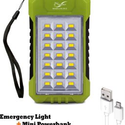 Rechargeable Emergency Light with Solar Power Bank 5 hrs Lantern Emergency Light-16