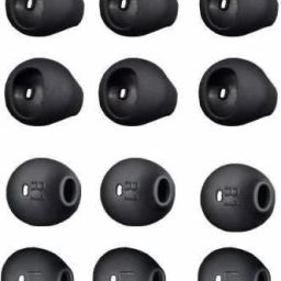 BBS PRO 12 pcs ( 6 Pair) uear buds,soft silicone eartips. Silicone replacement In The Ear Headphone Cushion (Pack of 12, Black) In The Ear Headphone Cushion-image-45