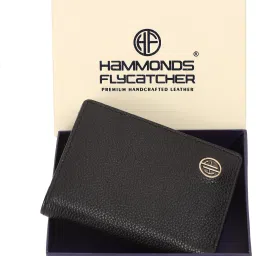 Men Casual, Formal, Evening/Party, Travel, Trendy Black Genuine Leather RFIDWallet - Mini-image-47