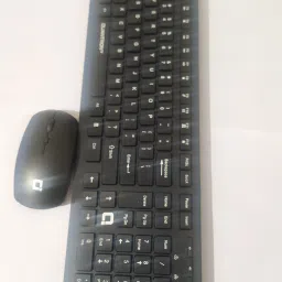 Quantron QKB -20, WIRLESS MOUSE AND KEYBOARD COMBO 2.4 GHZ. Wireless Standard Multi-device Keyboard Compatible with Desktop, Laptop, Mac Easy to Use,Plug and Play,Quick, Comfy Durable body image 3