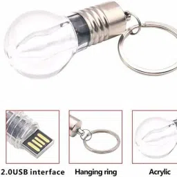 SMKT LED Bulb Shape 32 GB Pen Drive Compatible with Audio Player, Desktop Computer, Mobile, Laptop USB 2.0 Plastic Case image 4