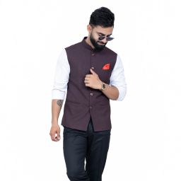 Solid Men Waistcoat-image-63