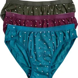 Pack of 3 Women Hipster Multicolor Panty-image-94