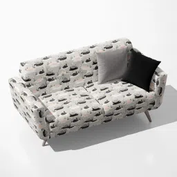 AZ5008418SOF_FB_RF_R-SP_D56^80_VL Hand Drawn Swan Pattern D2 Velvet Sofa Fabric Sofa Fabric-4