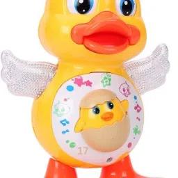 Dancing Musical Duck Toy with Flashing Lights & Sounds for Kids 1-picture-14