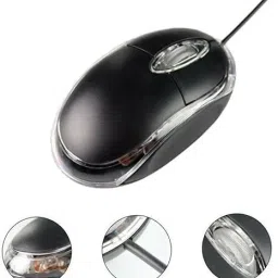 NKL Stylish USB Wired Gaming Mouse With Lights for Computer 116 Wired Ambidextrous Optical Gaming Mouse-image-92