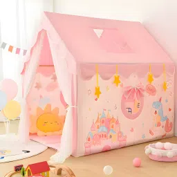Girl's and Boy's Extremely Light Weight Play theme Tent House for Kids-image-58