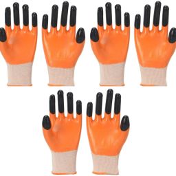 Heavy Duty Nitrile Coated Work For Industrial Gardening Agricultural O_6 Dry Disposable Glove Set-image-32