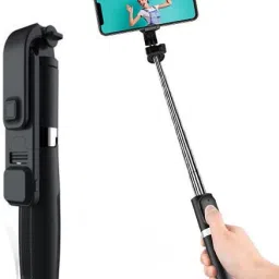 Techobucks NEW BRAND Bluetooth Selfie Sticks Light Multifunctional Stand Monopod Monopod Kit-25