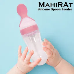 90ML Newborn Baby Feeding Bottle Toddler Safe Silicone Squeeze Feeding Spoon Feeder-23