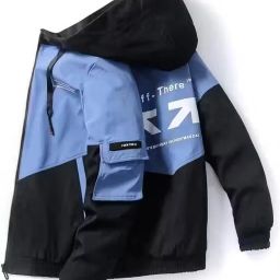 Men Colorblock Casual Jacket-image-40