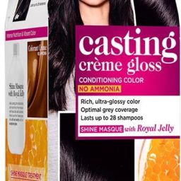 Casting Creme Gloss Hair Colour |Ammonia-Free & Glossy Finish ,Ebony Black 200-image-18