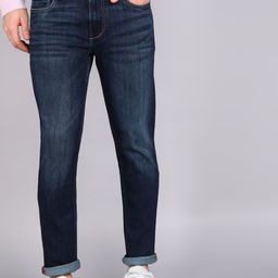 killer Men Skinny Mid Rise Dark Blue Jeans-picture-2