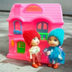 aktoon toys Funny House Play Set-Doll House Set (Multicolor) image 2