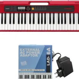 casio KS47B CT-S200RD + Carry Case Bag Digital Portable Keyboard image 2