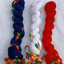 Cotton Blend Solid Multicolor Women Dupatta-image-12
