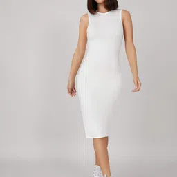 toochki Women Bodycon White Midi/Calf Length Dress-picture-28