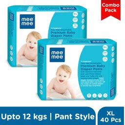 Breathable Premium Baby Diaper Pants with Wetness Indicator and Leak-Proof Edges (XL, 20 Pcs) (Pack of 2) - XL-image-53
