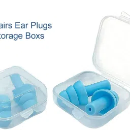 Soft Reusable Swimming Waterproof, Concert, Study, Loud Noise Reducing Pack of 2 Ear Plug-image-17