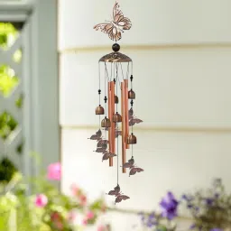 Positive Energy Butterfly Wind Chimes for Home | Windchimes Bells for Gift | Aluminium Windchime-image-65