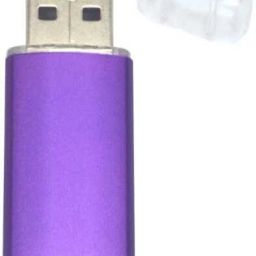 TECHGEAR USB Micro SD Memory Card Reader Purple Card Reader-51