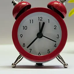 Analog Red Clock-image-0