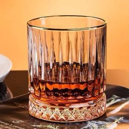 Crystal Touch Diamond Cut Seamless Designer Tumblers Imported Whiskey Glass Glass Set Whisky Glass-image-29