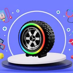 GUGGU Tyre (PORTABLE BLUETOOTH DESKTOP SPEAKER) With Crystal Clear SoundG417 10 W Bluetooth Laptop/Desktop Speaker-30