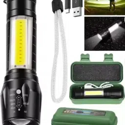 hasru GREEN BOX with cob 1 hrs Torch Emergency Light image 3