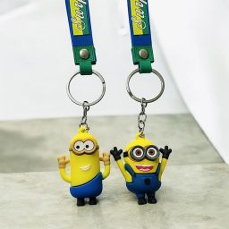 Minion Keychain Combo – Pack of 2 (Surprise Edition with BLUE Outfit) Key Chain-image-89