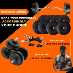 20 kg dumbbells set home gym equipment and fitness equipments Home Gym Combo-image-66
