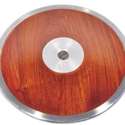 Discus Throw - Pack of 1 (Wooden, 1.5 kg) Wooden Discus Throw Disc-image-16