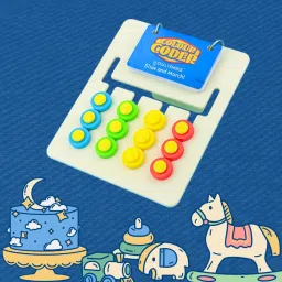 riseaura Color Coding Sliding Puzzle Game for Kids Age 4-8 image 2