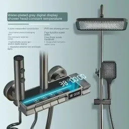 Elite Shower Set - Atoll, featuring a Hydropowered Shower Set Digital Display and 4 Water Functions-23