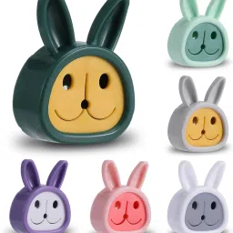 6 Pack Kitchen Towel Holder，Rabbit Self Adhesive Towel Hook，Wall Mounted Multicolor Towel Holder-11