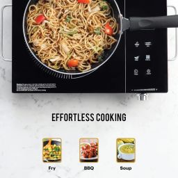 2200 W Radiant Cooktop Touch Panel, Jog Dial-18