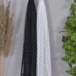 Net Self Design Multicolor Women Dupatta-3