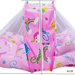 first vision Baby Bedding Mosquito Net with Pillow standard Crib image 4