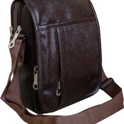 Brown Men & Women Messenger Bag coffee sling bag-image-62