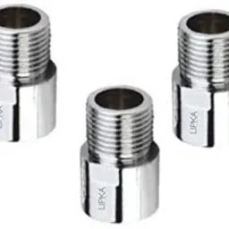 Full Brass Extension Nipple (Pack of 3) - 1 inches Faucet Line-14
