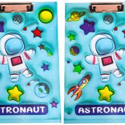 Space Exam Pad Cardboard A4 Letter Size for Students, Teacher and Kids-34