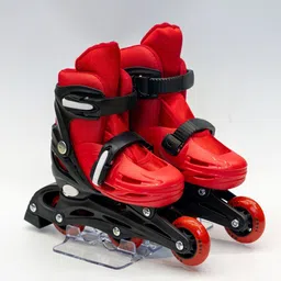 juprel Adjustable Inline Skates 4 Wheel Skating Shoes for Kids Boys Girls MULTICOLOR In-line Skates - Size M UK-picture-33