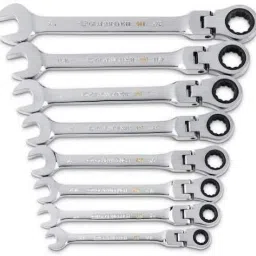 flickers 1222 MG Traders Wrench Set/Spanner set pack pf 12 pcs one side open and one side ring Double Sided Combination Wrench image 2